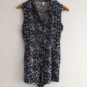 Forever 21 Sleeveless Floral Romper Size S